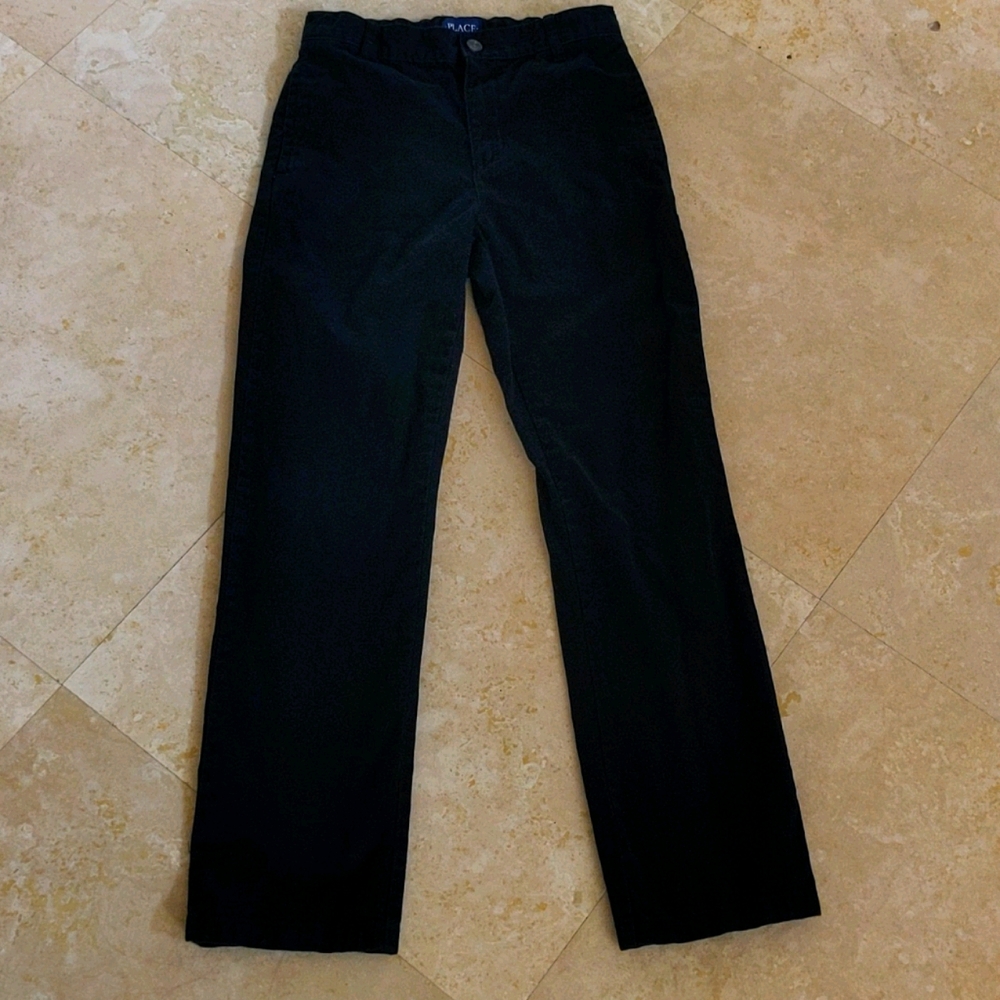 Children's Place Boy's Black Pants 12S